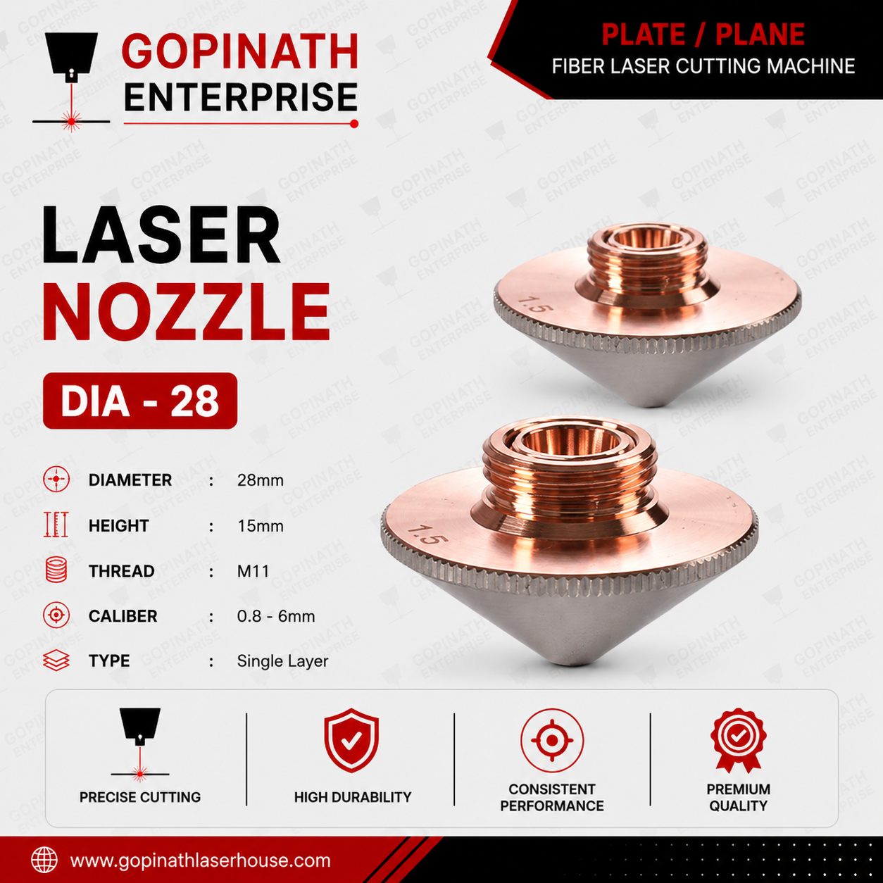 WSX/Precitic Nozzle | Dia - 28