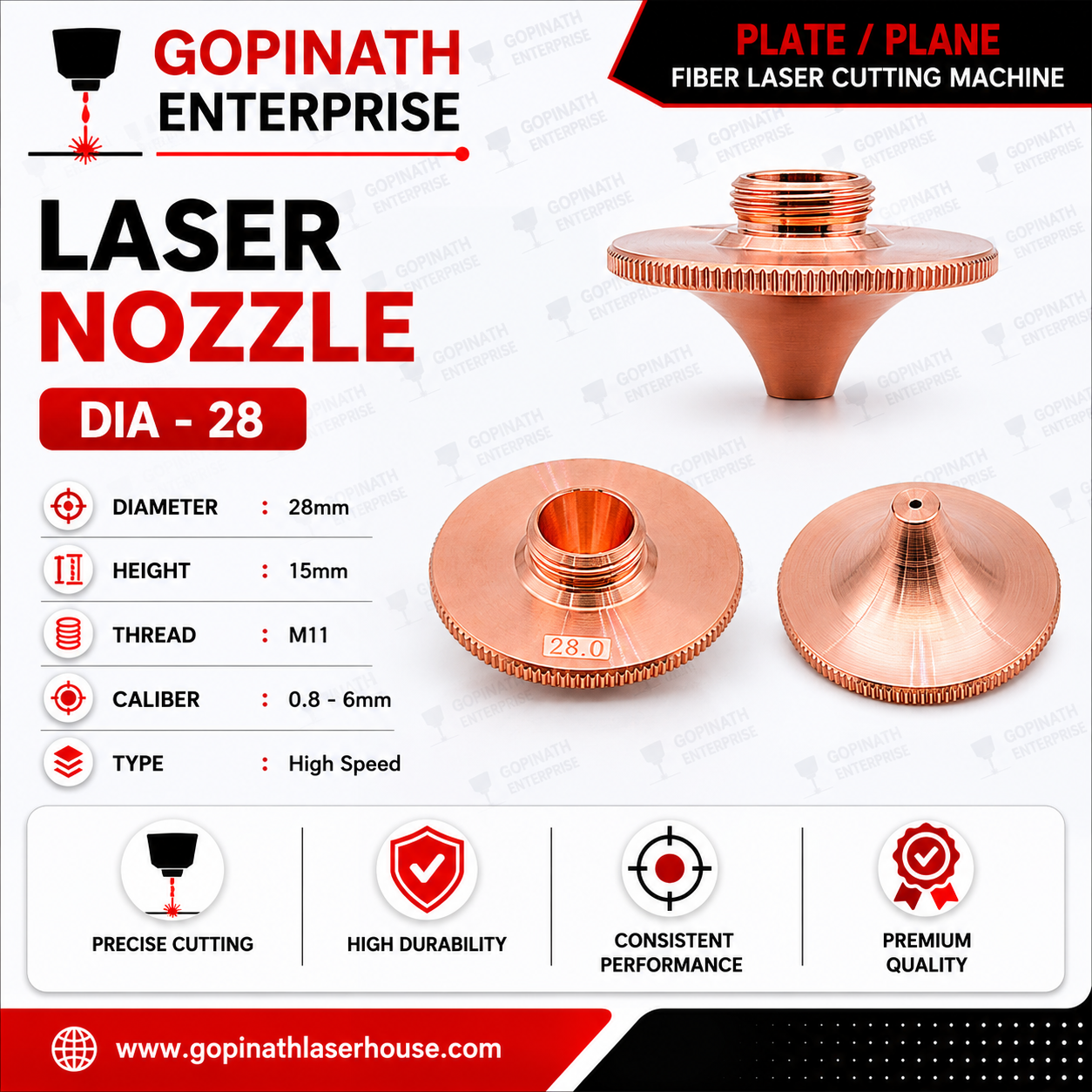 High Speed Nozzle - Dia - 28