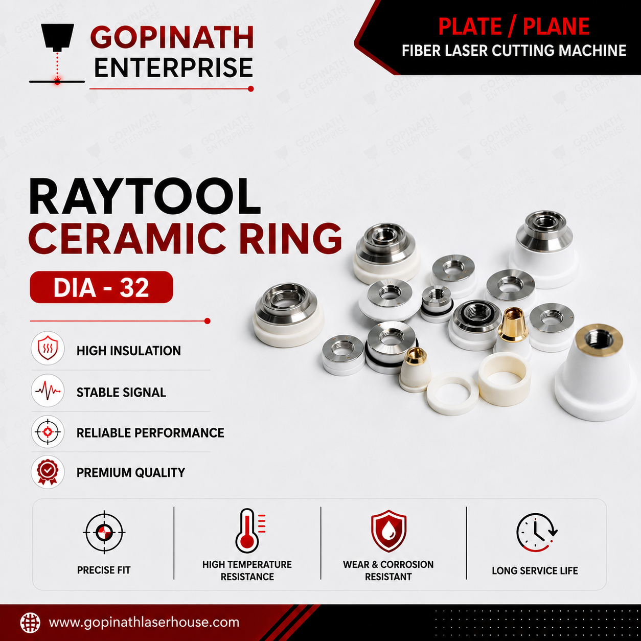 Raytool Ceramic Ring | Dia:32