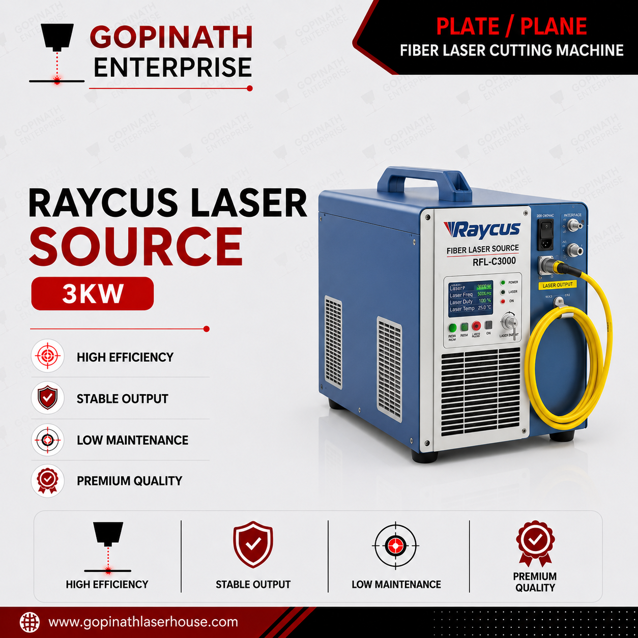 Raycus Laser Source | 3KW