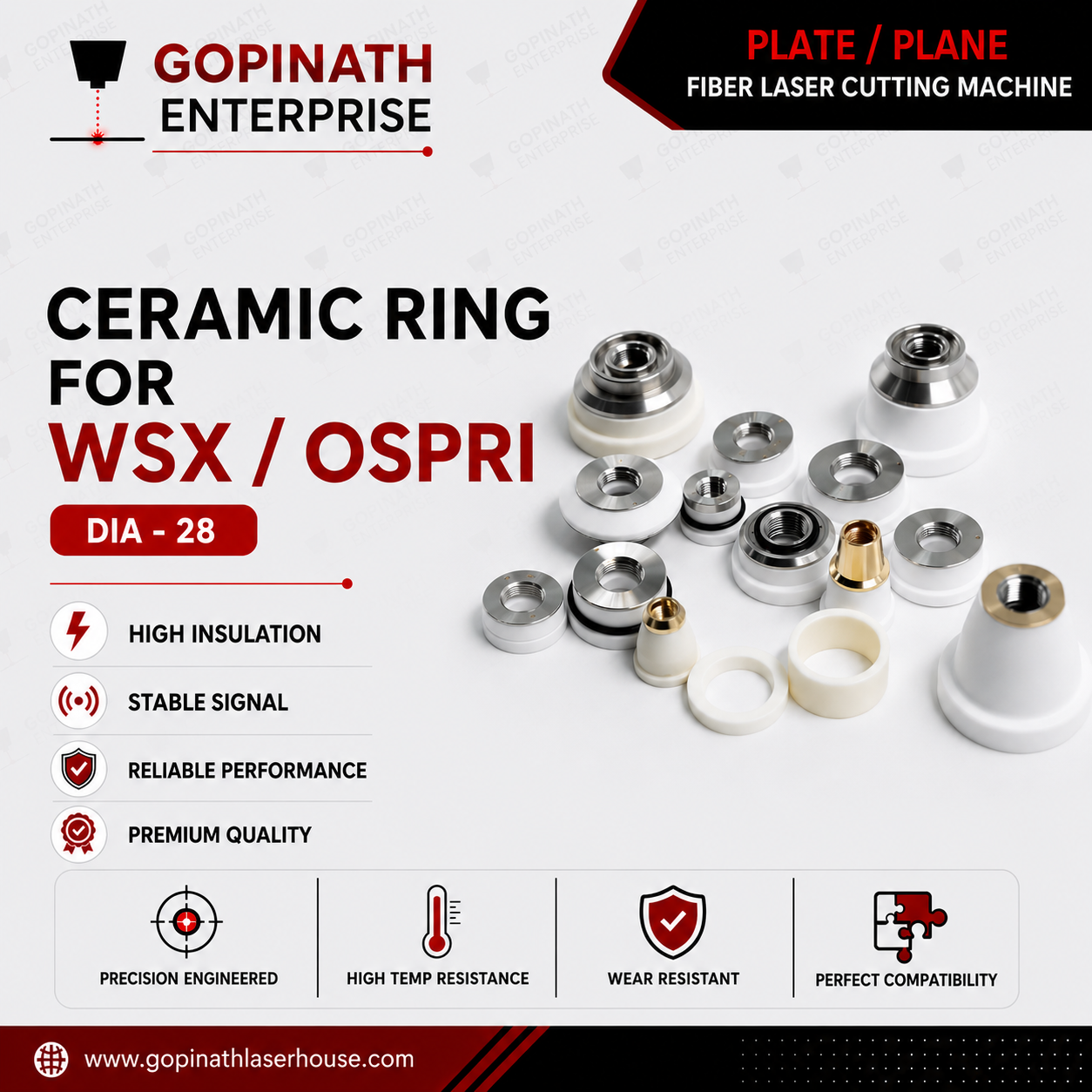 Ceramic Ring for WSX/OSPRI| Dia:28