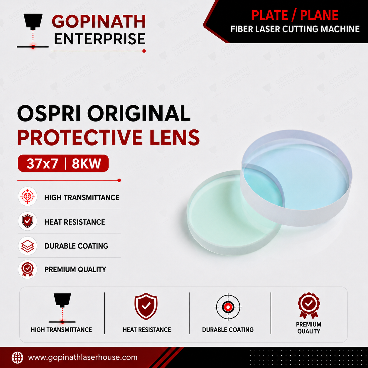 OSPRI Original Protective Lens 37x7 (8kw)