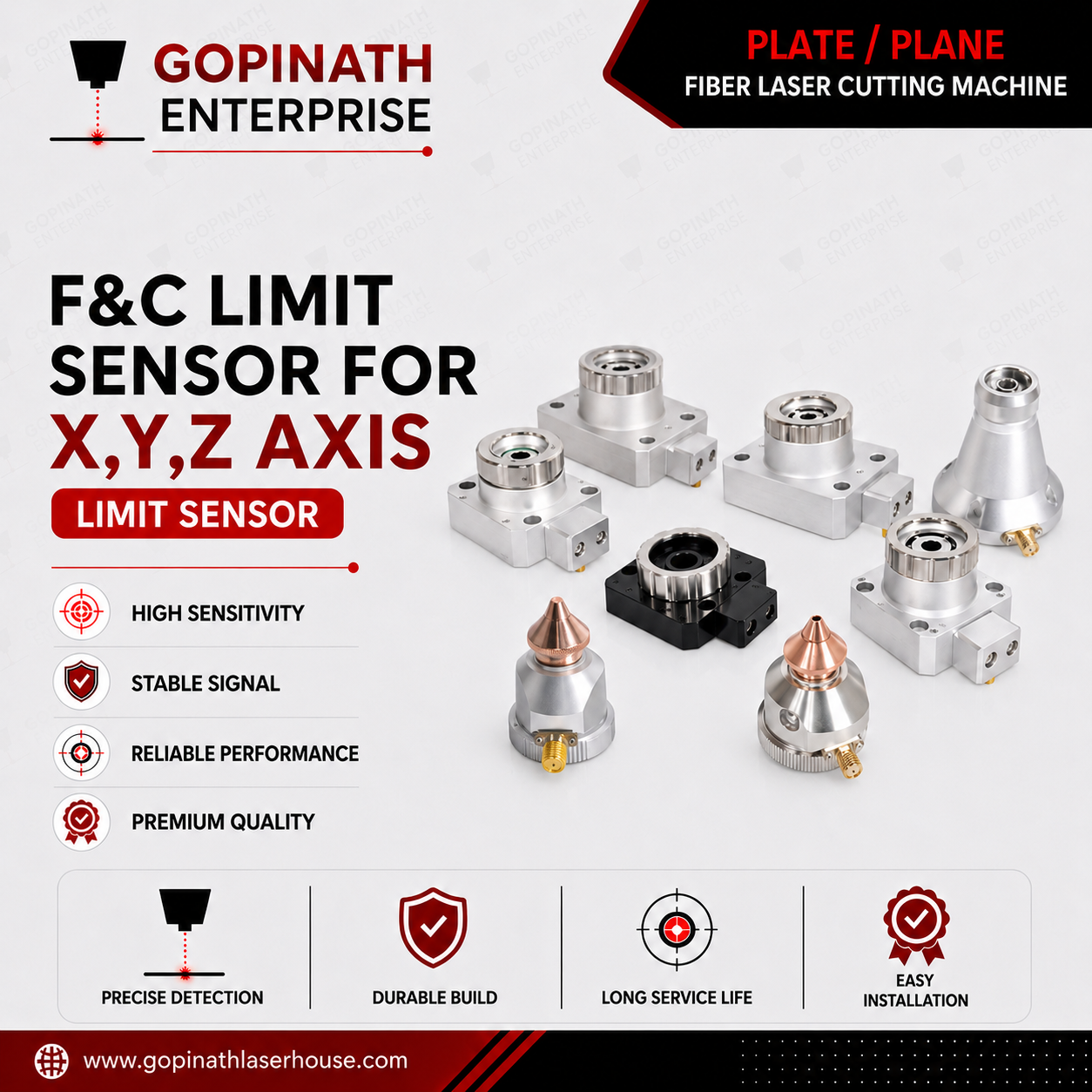 F&C Limit Sensor for X,Y,Z Axis