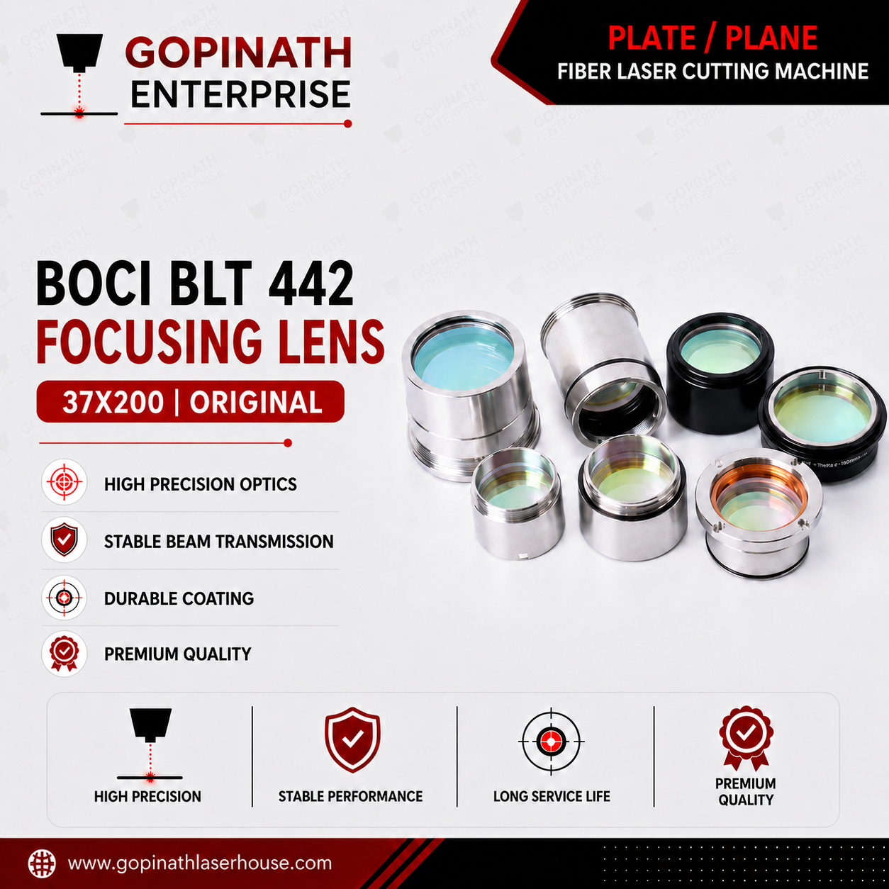 BOCI BLT 442 Focusing Lens 37X200 With Assembly (Original)