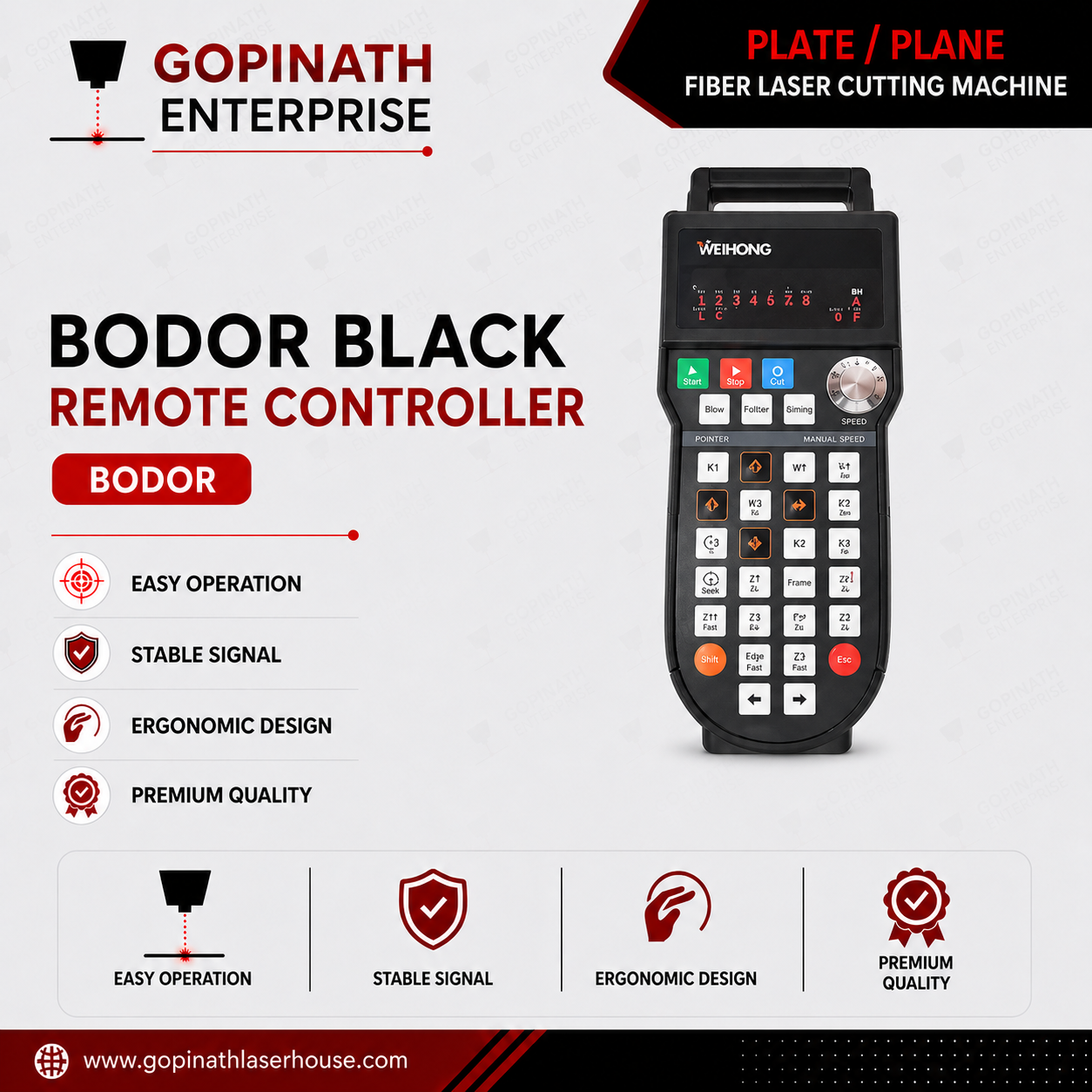 Bodor Black Remote Controller