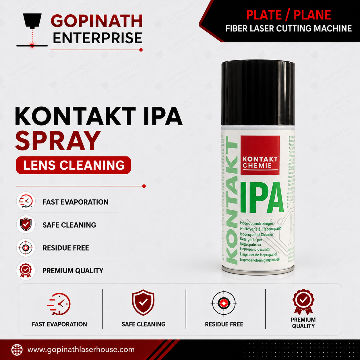 Kontact IPA Spray For Lens Cleaning
