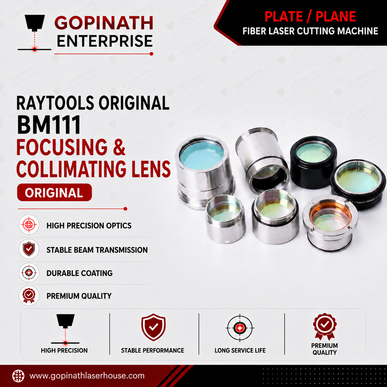 RayTools Original BM111 - Focusing & Collimating Lens with Assembly